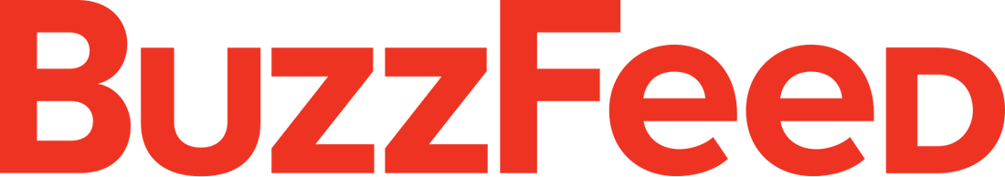 Red 'BuzzFeed' logo on a white background